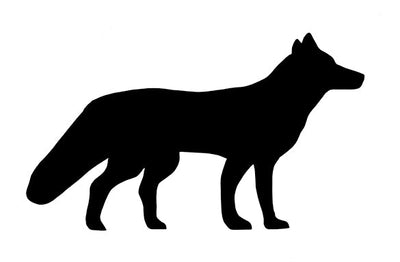 Lawn DecorFOX SILHOUETTE - All Weather Wildlife Outdoor Garden & Yard ArtSaving Shepherd