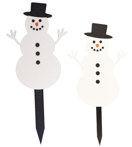 Lawn DecorFROSTY the SNOWMAN WINTER DECOR - All Weather Christmas Holiday Garden StakeChristmasChristmas DecorSaving Shepherd