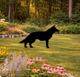 Lawn DecorGERMAN SHEPHERD SILHOUETTE - All Weather GSD Guard Dog Yard Wall ArtSaving Shepherd