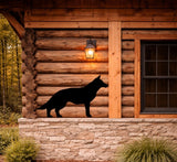 Lawn DecorGERMAN SHEPHERD SILHOUETTE - All Weather GSD Guard Dog Yard Wall ArtSaving Shepherd