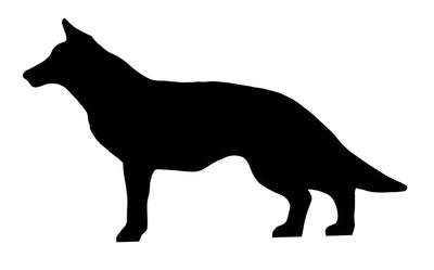 Lawn DecorGERMAN SHEPHERD SILHOUETTE - All Weather GSD Guard Dog Yard Wall ArtSaving Shepherd