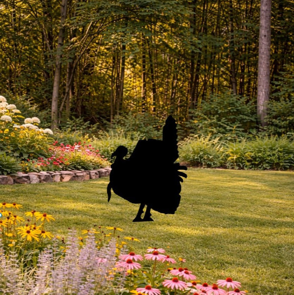 Lawn DecorGOBBLER SILHOUETTE - All Weather Tom Turkey Wildlife Garden & Yard ArtSaving Shepherd