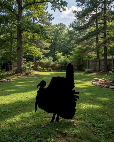 Lawn DecorGOBBLER SILHOUETTE - All Weather Tom Turkey Wildlife Garden & Yard ArtSaving Shepherd
