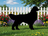 Lawn DecorGOLDEN RETRIEVER DOG SILHOUETTE - Amish Handmade All Weather Yard Wall ArtSaving Shepherd