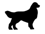 Lawn DecorGOLDEN RETRIEVER DOG SILHOUETTE - Amish Handmade All Weather Yard Wall ArtSaving Shepherd