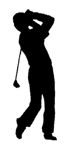 Lawn DecorGOLFER SILHOUETTE - All Weather Outdoor Golf Yard & Wall ArtSaving Shepherd
