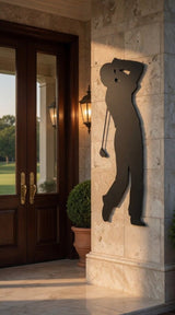 Lawn DecorGOLFER SILHOUETTE - All Weather Outdoor Golf Yard & Wall ArtSaving Shepherd