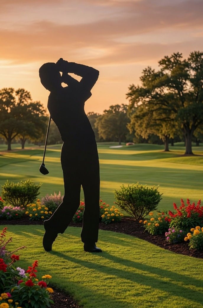 Lawn DecorGOLFER SILHOUETTE - All Weather Outdoor Golf Yard & Wall ArtSaving Shepherd