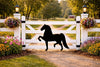 Lawn DecorHORSE SILHOUETTE - All Weather Prancing Stallion Mare Yard Wall ArtSaving Shepherd