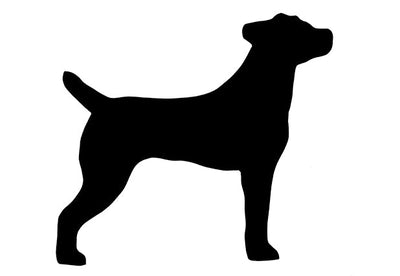 Lawn DecorJACK RUSSELL TERRIER SILHOUETTE - Cute JRT Dog Amish Outdoor Yard and Wall ArtSaving Shepherd