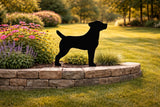 Lawn DecorJACK RUSSELL TERRIER SILHOUETTE - Cute JRT Dog Amish Outdoor Yard and Wall ArtSaving Shepherd