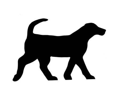 Lawn DecorLABRADOR RETRIEVER SILHOUETTE - Black Lab Dog Outdoor Garden Stake and Wall ArtSaving Shepherd
