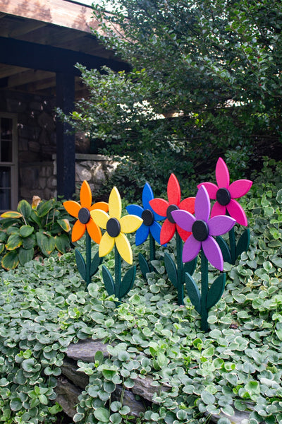 Lawn DecorLarge Garden Flower Decoration - Durable, Colorful Yard Art for all SeasonsSaving Shepherd