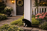 Lawn DecorLICKING CAT SILHOUETTE - All Weather Cute Kitten Outdoor Garden Yard ArtSaving Shepherd