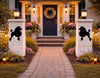 Lawn DecorPOODLE SILHOUETTE - Standard Continental Cut Pudel Yard and Wall ArtSaving Shepherd
