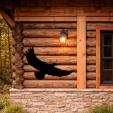 Lawn DecorSOARING AMERICAN EAGLE SILHOUETTE - Large 54" All Weather Outdoor Yard & Wall ArtSaving Shepherd