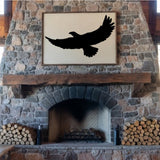 Lawn DecorSOARING AMERICAN EAGLE SILHOUETTE - Large 54" All Weather Outdoor Yard & Wall ArtSaving Shepherd