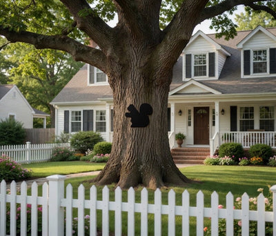 Lawn DecorSQUIRREL SILHOUETTE - Amish All Weather Wildlife Garden & Yard ArtSaving Shepherd