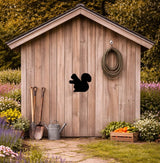 Lawn DecorSQUIRREL SILHOUETTE - Amish All Weather Wildlife Garden & Yard ArtSaving Shepherd