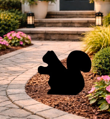 Lawn DecorSQUIRREL SILHOUETTE - Amish All Weather Wildlife Garden & Yard ArtSaving Shepherd