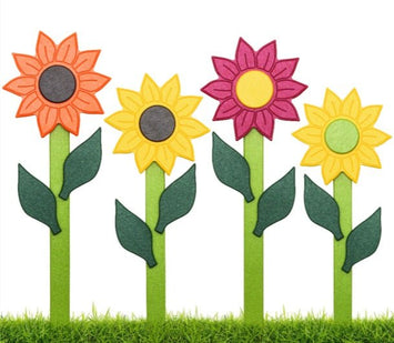 Lawn DecorSUNFLOWER GARDEN STAKE - 4 Season Sun Flower Stick Outdoor Decorcountry accentcountry accentsSaving Shepherd