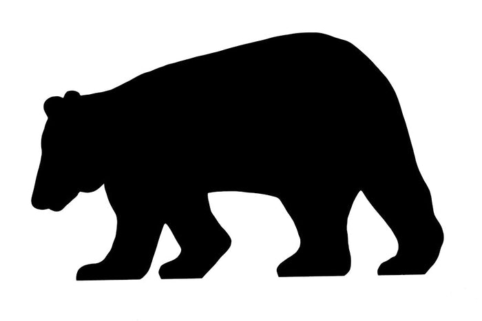 Lawn DecorWALKING BEAR SILHOUETTE - Large All Weather Garden & Yard Art in 2 SizesSaving Shepherd