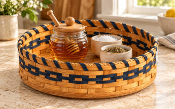 Lazy Susan10-Inch Lazy Susan | Amish Handwoven WoodAmerican-HandcraftedAmish-HandwovenSaving Shepherd