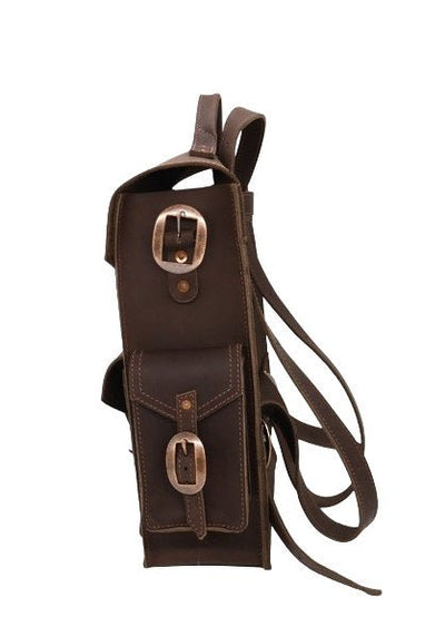 Leather BackpackHIGHLAND BACKPACK - Adjustable for Backpack or Cross Shoulder BagAmishbagSaving Shepherd