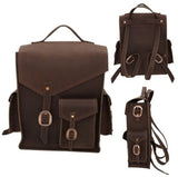 Leather BackpackHIGHLAND BACKPACK - Adjustable for Backpack or Cross Shoulder BagAmishbagSaving Shepherd