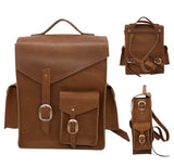 Leather BackpackLARGE HIGHLAND BACKPACK - Adjustable for Backpack or Cross Shoulder BagAmishbagSaving Shepherd