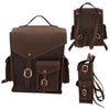 Leather BackpackLARGE HIGHLAND BACKPACK - Adjustable for Backpack or Cross Shoulder BagAmishbagSaving Shepherd