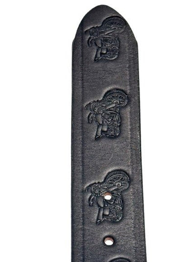Leather BeltBIKER WORK BELT - Heavy Duty 1½ Wide Motorcycle Bike DesignbeltbeltsSaving Shepherd