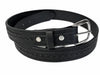 Leather BeltDIAMOND & BRAIDED ROPE EMBOSSED LEATHER BELT - Full Grain 1¼