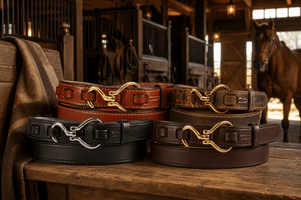 Leather BeltEQUESTRIAN LEATHER BELT - Authentic Horse Hoof Pick & Loop ClosurebeltbeltsSaving Shepherd