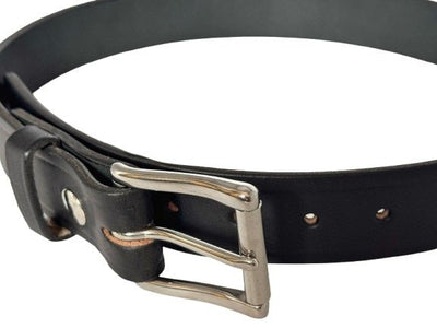 Leather BeltHEAVY DUTY WORK BELT - Black or Brown 1½" Wide with Roller BucklebeltbeltsSaving Shepherd