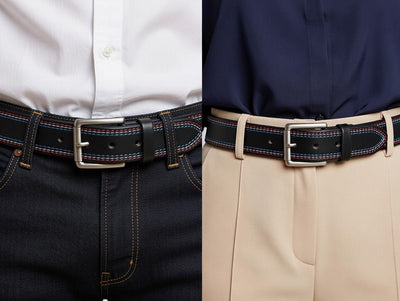Leather BeltPATRIOT BELT - Red White & Blue Triple Stiched Bridle Leather USAbeltdress beltSaving Shepherd