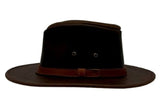 Leather HatAUSSIE OUTBACK HAT - Amish Handcrafted Leather Cowboy Bush StyleAmishcowboySaving Shepherd
