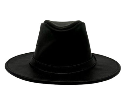 Leather HatAUSSIE OUTBACK HAT - Amish Handcrafted Leather Cowboy Bush StyleAmishcowboySaving Shepherd