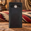 Leather WalletBLACK BRAIDED ACCENT ROPER'S WALLET - Country LeatherBlackCatalog 2019Saving Shepherd