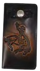 Leather WalletBLACK RODEO RIDER ROPER'S WALLET - Leather CraftBlackCatalog 2019Saving Shepherd