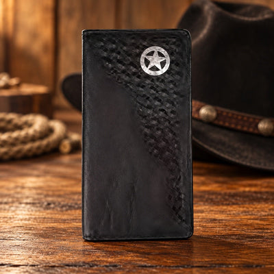 Leather WalletBLACK STAR ROPER'S WALLET - Western LeatherBlackCatalog 2019Saving Shepherd