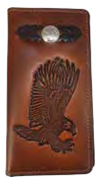 Leather WalletBROWN EAGLE ROPER'S WALLET - Western LeatherBrownCatalog 2019Saving Shepherd
