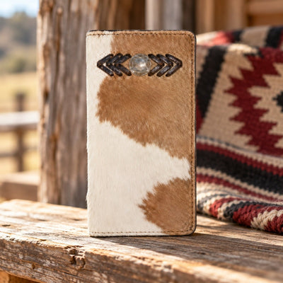 Leather WalletBROWN HIDE AND BRAID ROPER'S WALLET - Ranch StyleBrownCatalog 2019Saving Shepherd