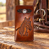 Leather WalletBROWN HORSE HEAD ROPER'S WALLET - Western ClassicBrownCatalog 2019Saving Shepherd