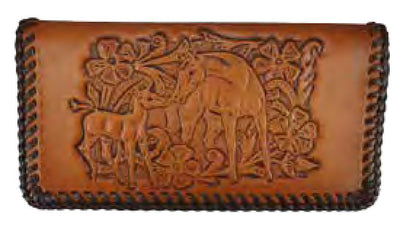 Leather WalletBROWN LACED DEER ROPER'S WALLET - Western LeatherBrownCatalog 2019Saving Shepherd