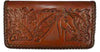 Leather WalletBROWN LACED HORSE HEAD ROPER'S WALLET - Leather CraftBrownCatalog 2019Saving Shepherd