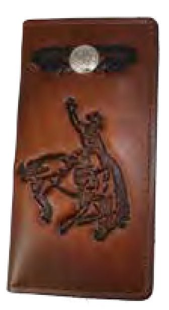 Leather WalletBROWN RODEO RIDER ROPER'S WALLET - Western ClassicBrownCatalog 2019Saving Shepherd