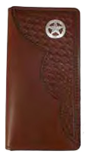 Leather WalletBROWN STAR ROPER'S WALLET - Ranch StyleBrownCatalog 2019Saving Shepherd