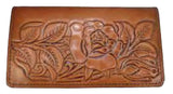 Leather WalletBROWN STITCHED ROSE ROPER'S WALLET - Country LeatherBrownCatalog 2019Saving Shepherd