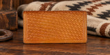 Leather WalletTAN STITCHED BASKETWEAVE ROPER'S WALLET - Saddle StyleCatalog 2019Coblentz LeatherSaving Shepherd